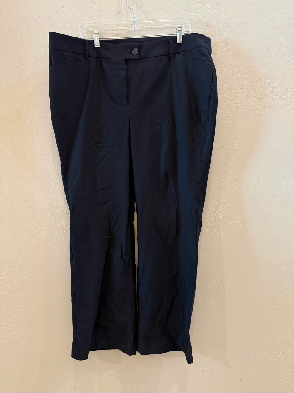 Lane Bryant black Straight-Leg Work Pants